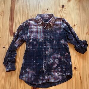 Urban Renewal Distressed Plaid Shirt